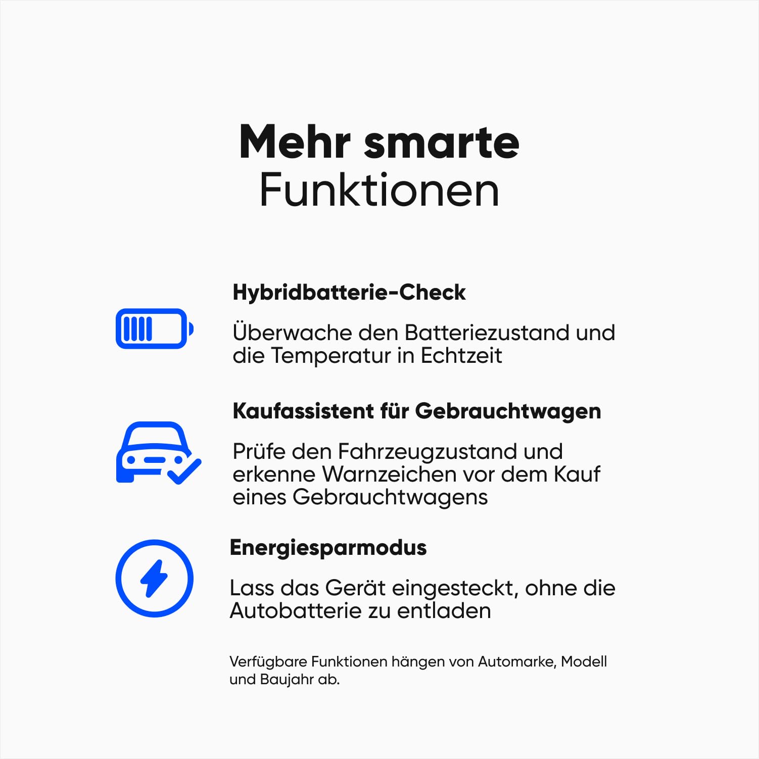 OBDeleven 3 OBD2-Diagnose-Scan-Werkzeug der nächsten Generation zum Fehlerauslesen mit Bluetooth. Für Android und iOS iPhone, Kabelgebunden (OBDeleven 3)