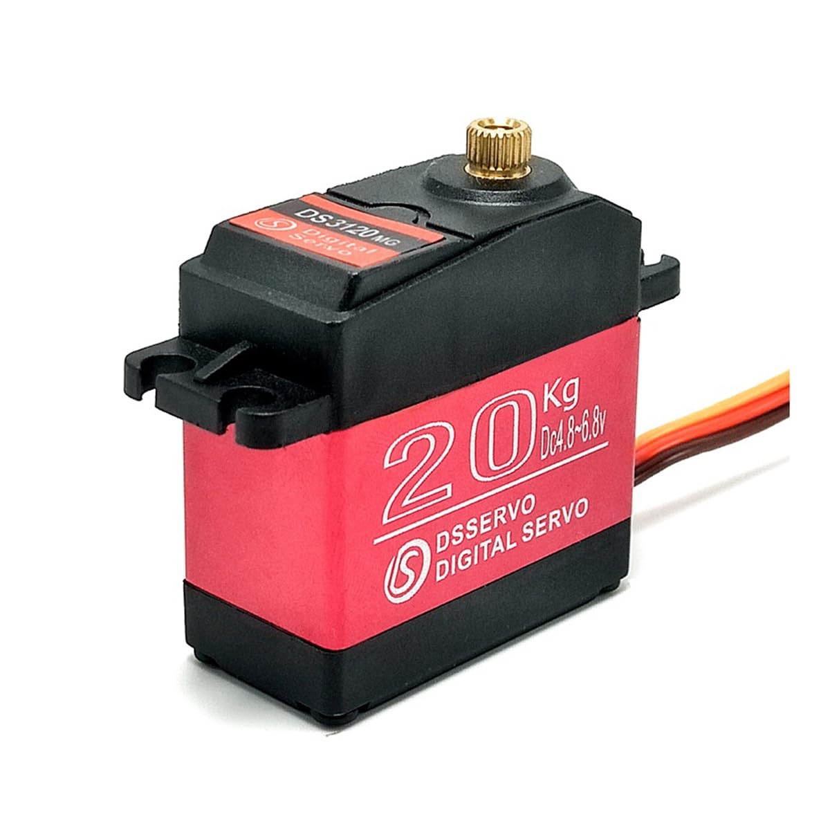 Bearings Replacement 15KG 20KG 25KG 30 KG and High Speed Metal Gear for 1/8 1/10 Cars(15KG-DS3115)