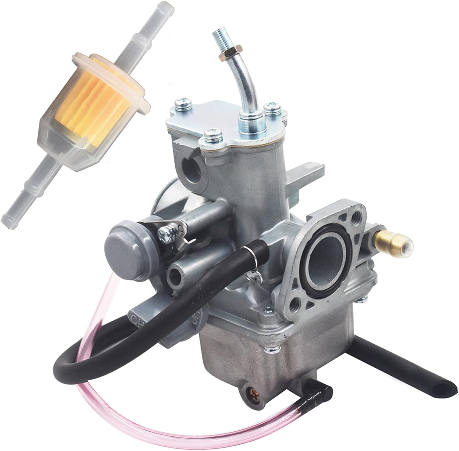 Silscvtt Carburetor Replacement for Yamaha Raptor 50 YFM50 2004 YFM50R 2005-2008 Raptor 80 2002-2008 Moto-4 80 1985-1993 Champ 100 YFM100 1987-1991