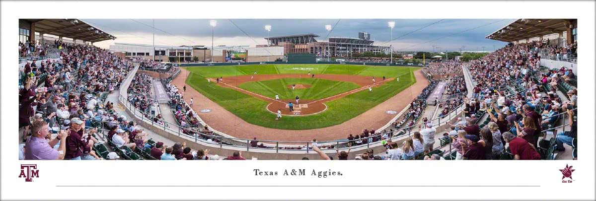 Texas A&M Baseball - Unframed 40 x 13.5 Poster by Blakeway Panoramas