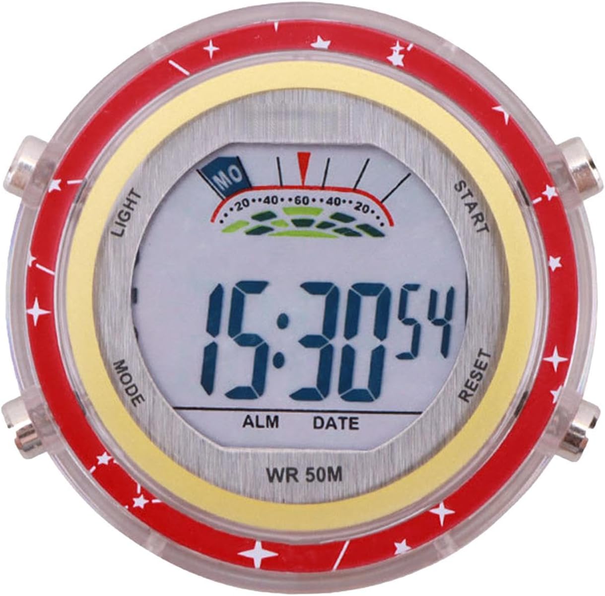 Naysku 1/3 Pcs Motorcycle Clock Waterproof Handlebar