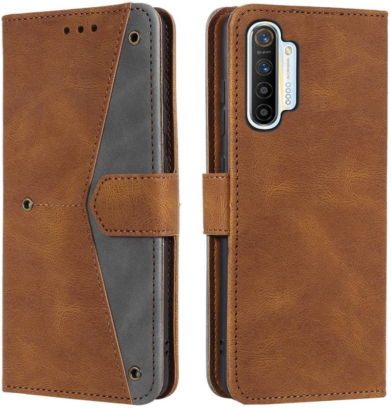 RAHISHI Flip Cover Compatible for Realme XT Flip Cover Realme XT Cover Executive Brown, Magnetic Closure (B0DF35JKM7) Amazon Price History, Amazon Price Tracker