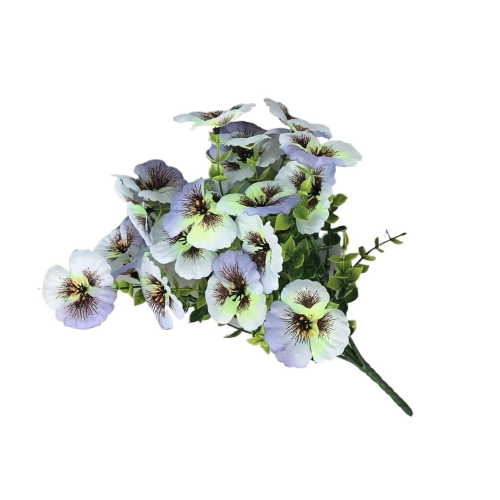 10pcs Fake Flowers Artificial Leaf Bouquet Silk Flower Simulation Restaurant Decoration(Fluorescent color)