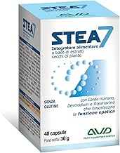 STEA7 Food Supplement for Liver Function and Liver Well-Being - Made in Italy by A.V.D. Reform