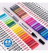 ZEYAR Oil-Based Paint Markers, Expert of Rock Painting, Extra Fine Point, 48 Colors, AP Certified...