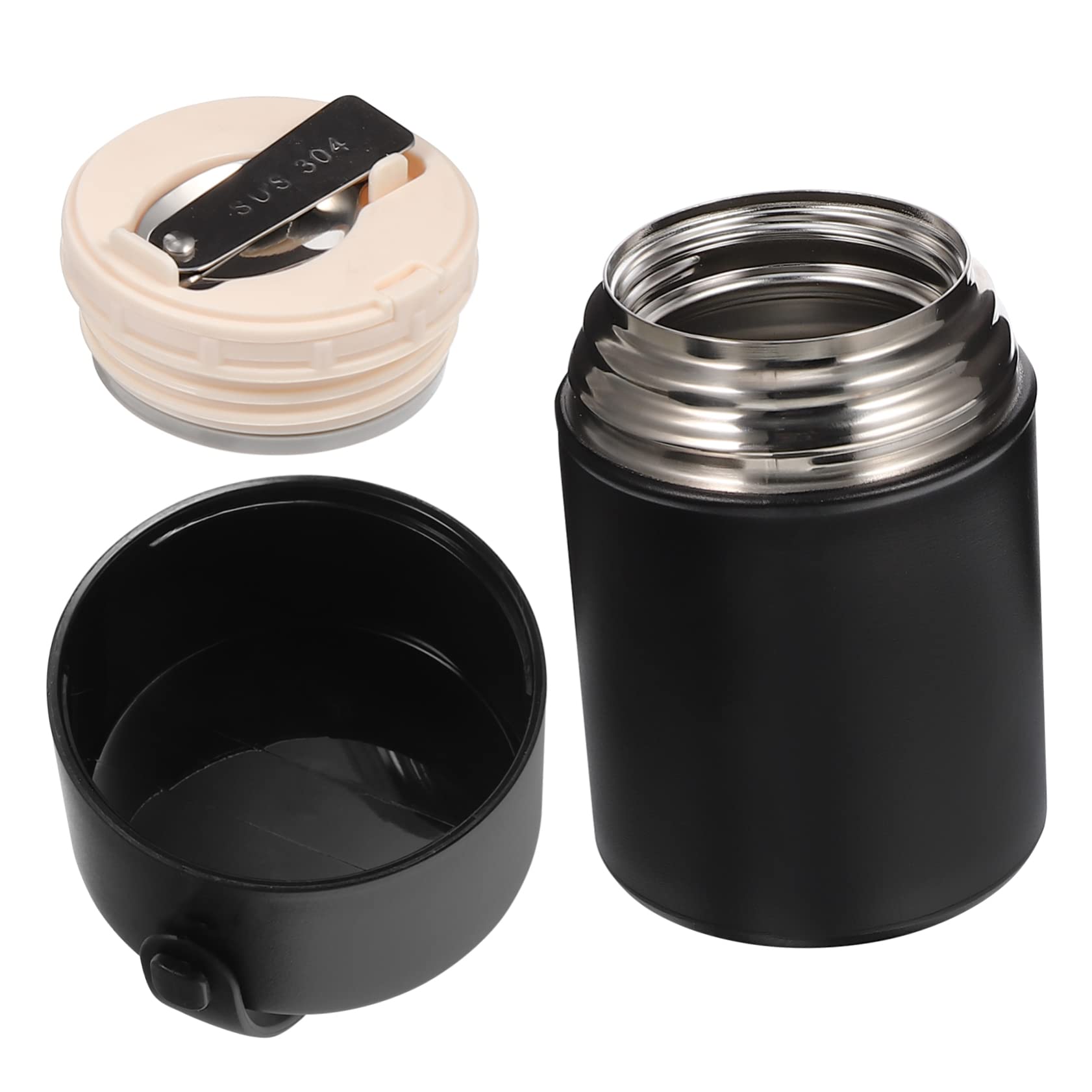 Récipient alimentaire inoxydable double paroi haute performance pour repas chaud