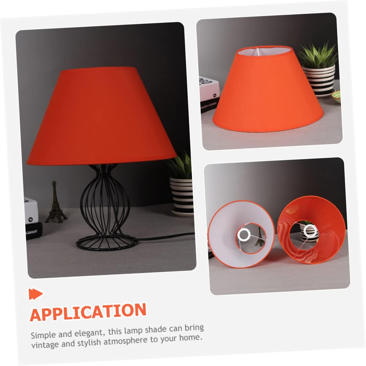 Fabric Pendant Light Decorative Lampshade Ceiling Lampshade Scallop Edges