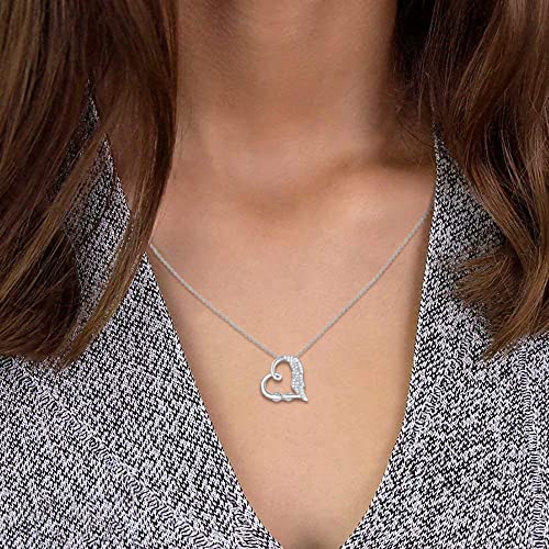 Sympathy Gifts for Loss of Loved One, Sterling Silver Angel Wing Infinity Heart Pendant Necklace as Memorial Bereavement Condolence Funeral Gifts, In Memory of Mom Dad Son Husband Miscarriage4