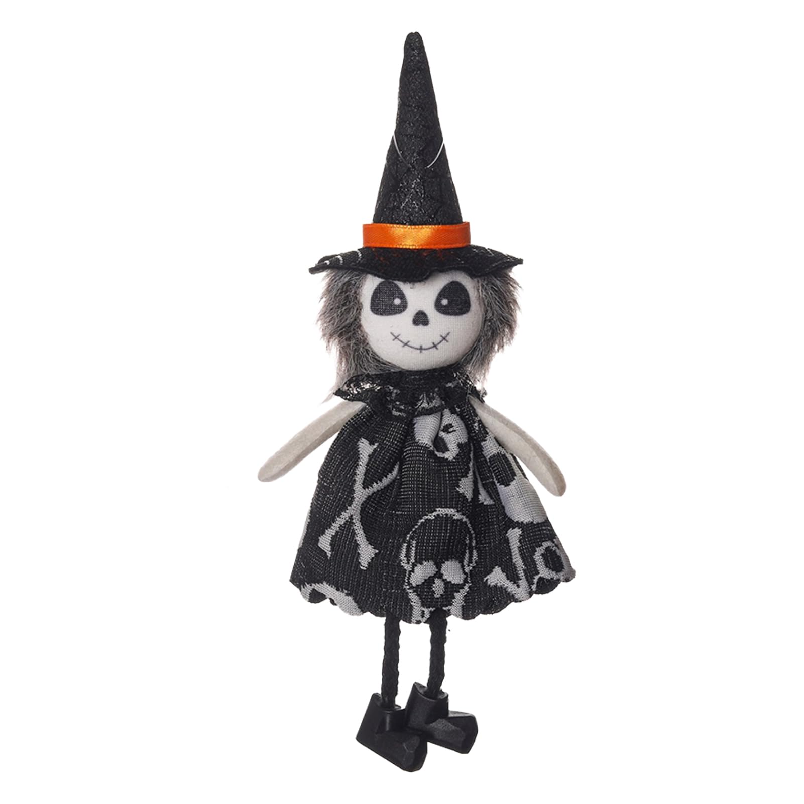 Tuxoiou Soft Cuddly Witch Doll, Halloween Party Decoration, Cartoon Pumpkin Witch Hanging Ornaments, Indoor Outdoor Supplies for Home 2