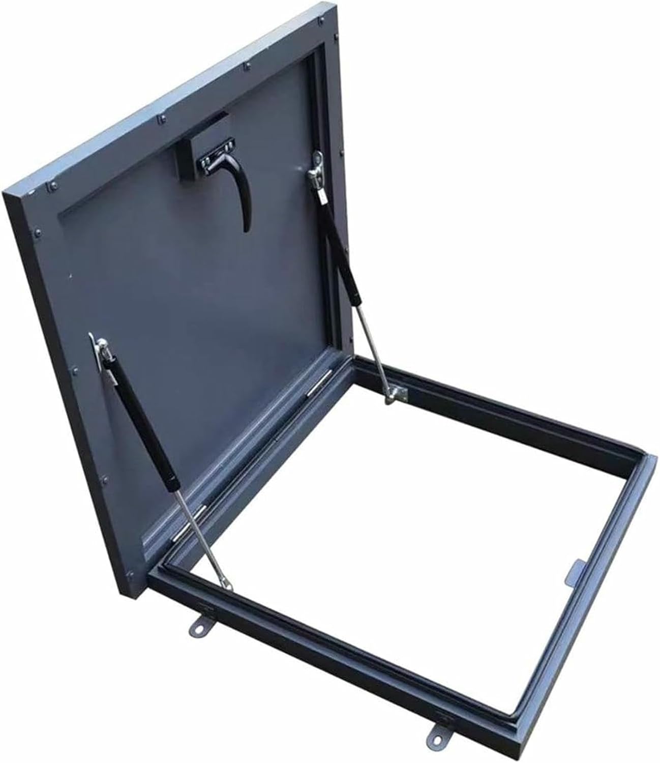 Roof Steel Security Door, Roof Skylight, Roof Access Hatch Cover, Galvanized Powder Coated Steel Roof Hatch, Deck Installation Roof Window