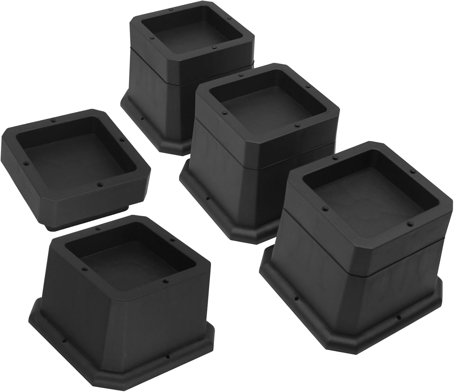 MYMULIKE Adjustable Bed Risers,Oversized Furnitures Risers