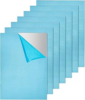 BENECREAT 7 piezas de chapa de aluminio de 18 x 13 cm, placa rectangular de chapa de aluminio y metal resistente con película protectora para la decoración, embalaje, construcción, grosor de 1 mm