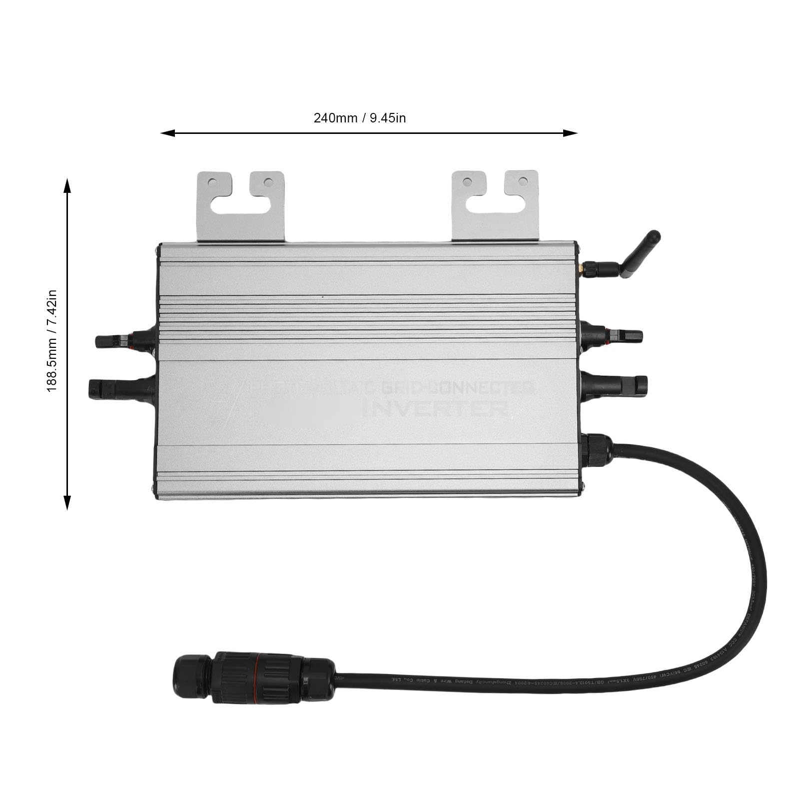 Pongnas Station de Charge 3 Pouces avec Horloge Numérique – Support de Bureau certifié Rapide 15 W pour Montre Intelligente – Hub de Charge Compact Multi-appareils en ABS