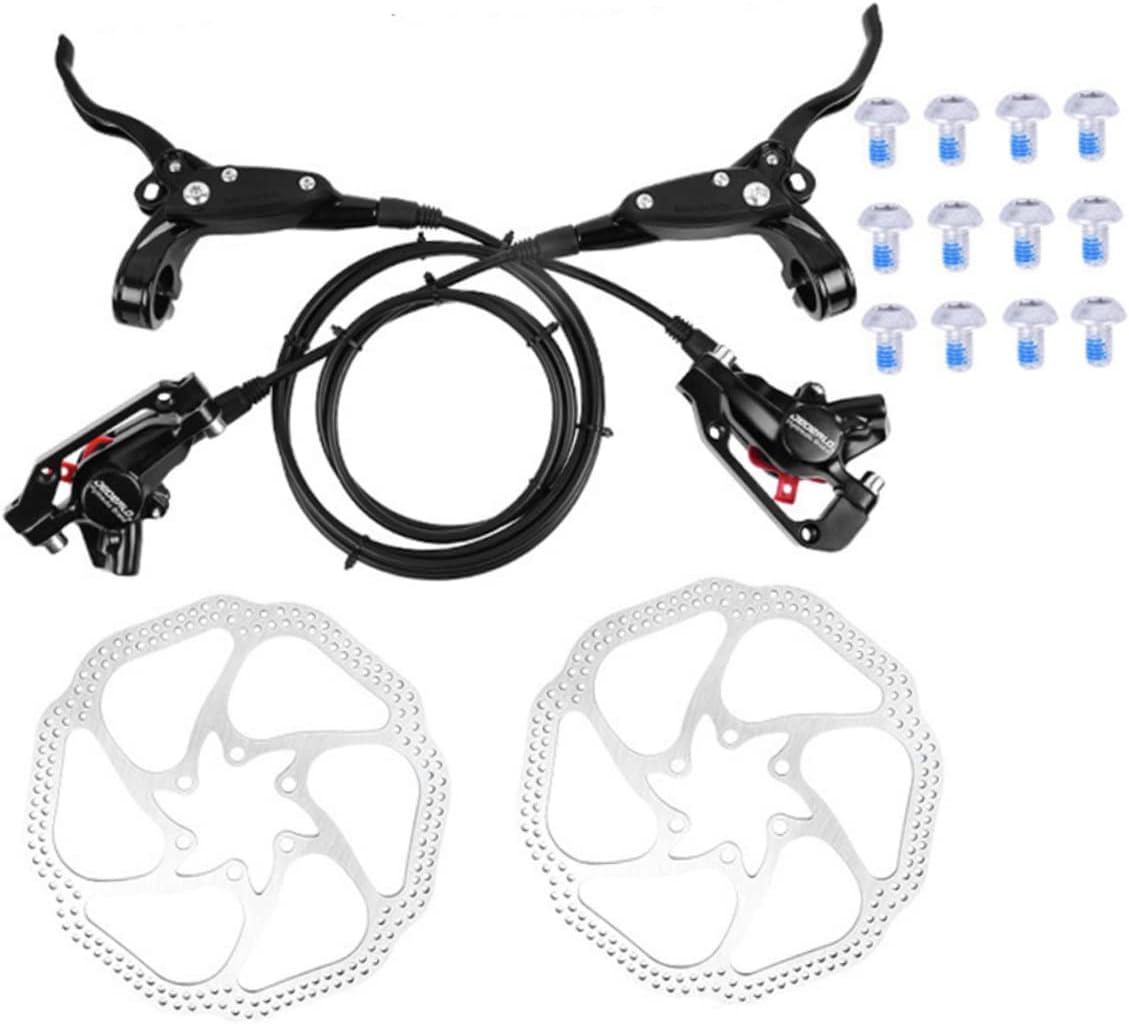 1Set Mountain Bike Disc Brake Set Hydraulic Brake Kit with Rotor Durable for Mountain Biking