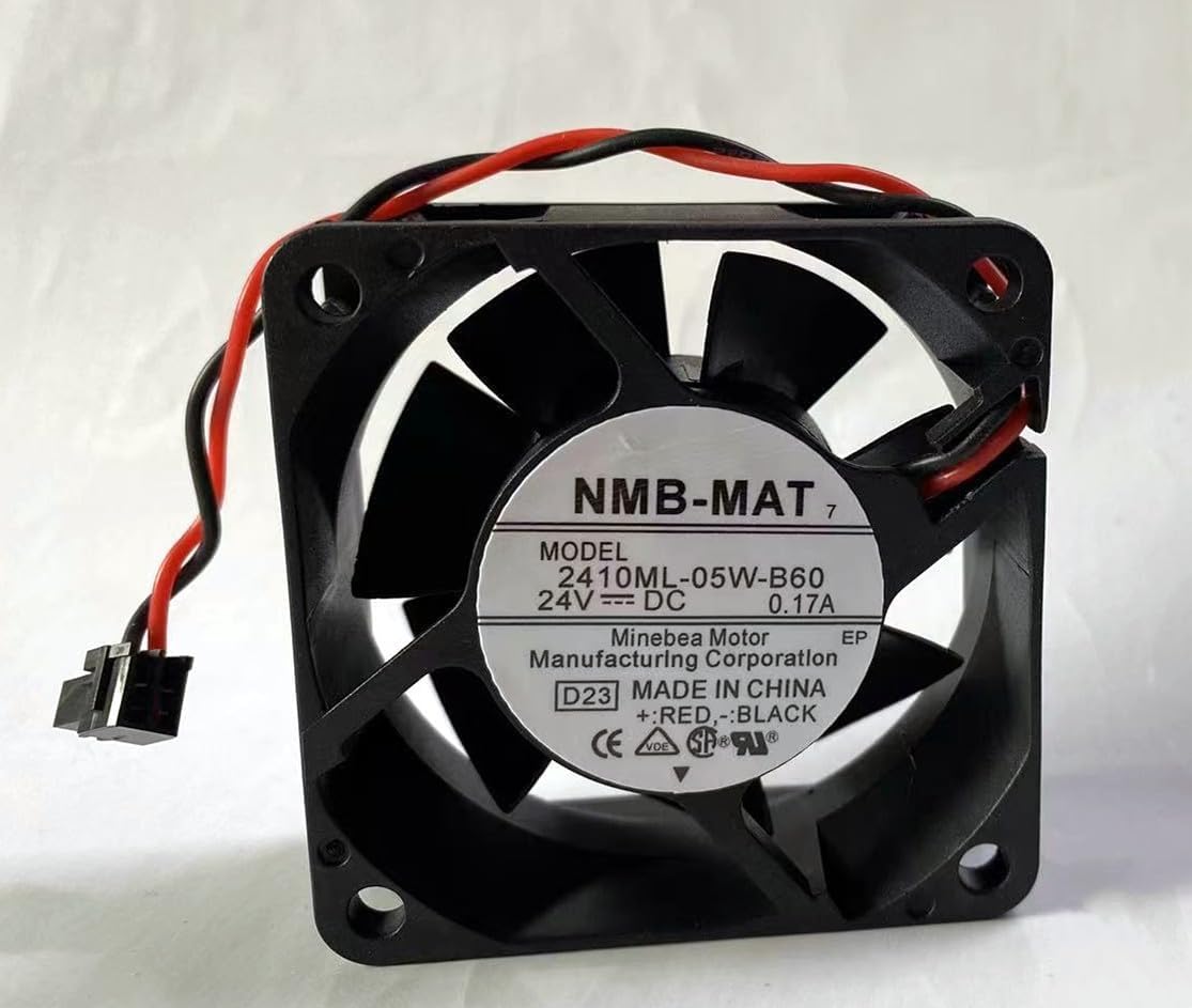 Lighting Hub NMB-MAT 2410ML-05W-B60 Axial Fan 24V-0.17A DC Brushless Air Cooling Fan 5300 RPM 60 * 60 * 25mm 3-Wire-image-15