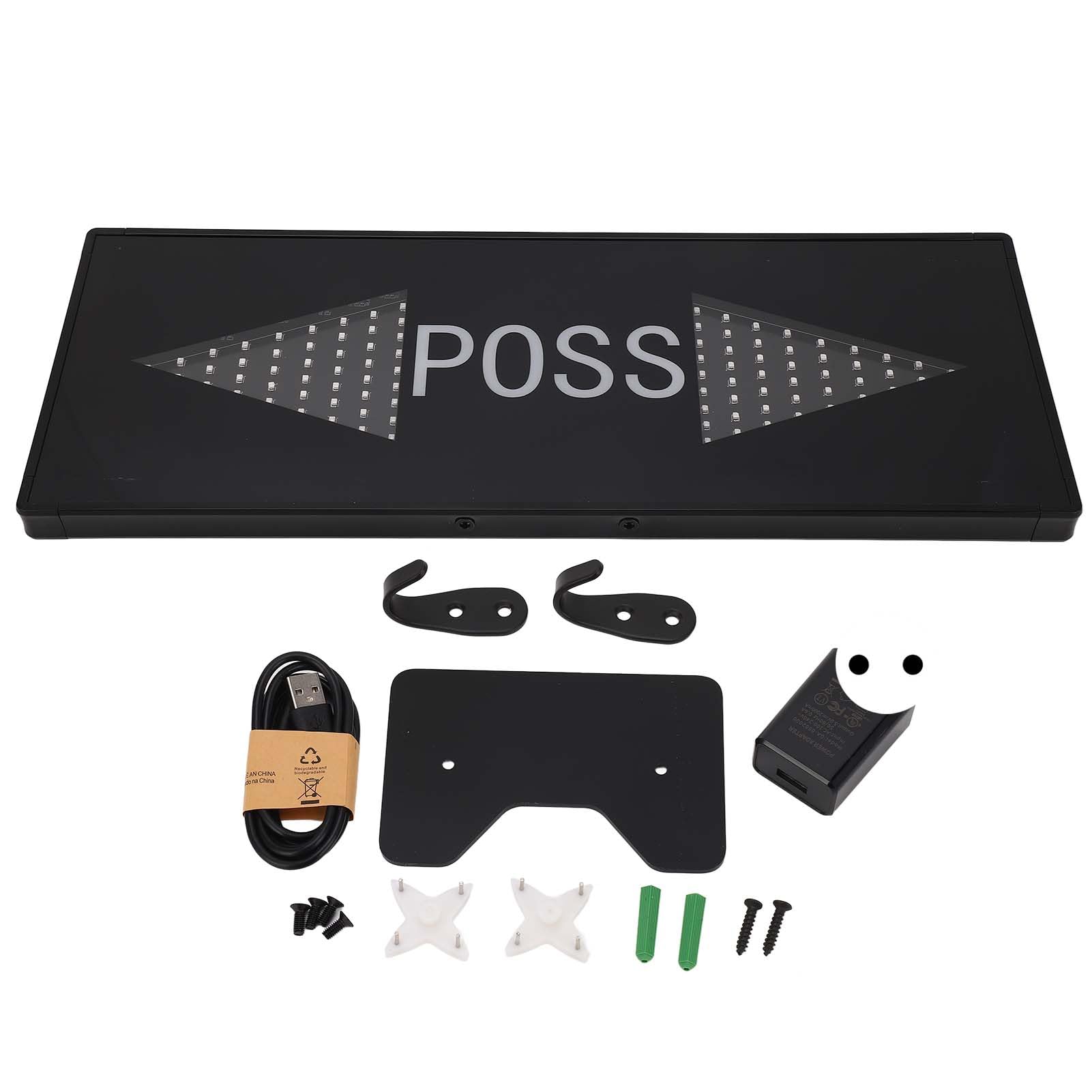 Indicatore di Possesso Palla LED per Basket Grande Schermo Ad Alta Luminosità a Freccia Elettronica (Spina UE)