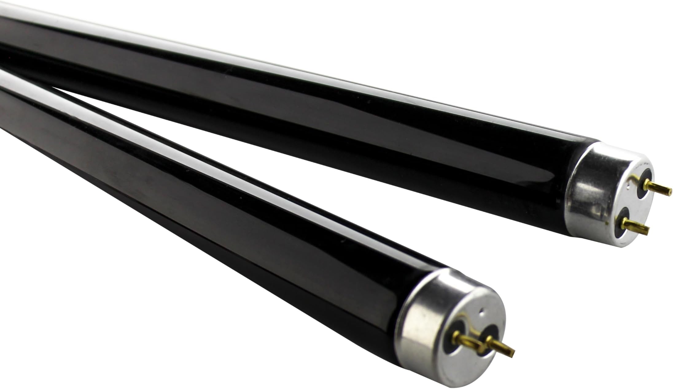T8 Black Light Fluorescent Tube, 10W BLB UV Bulb, 34.5CM Linear Tube, 2-Pin Base, Pack of 2