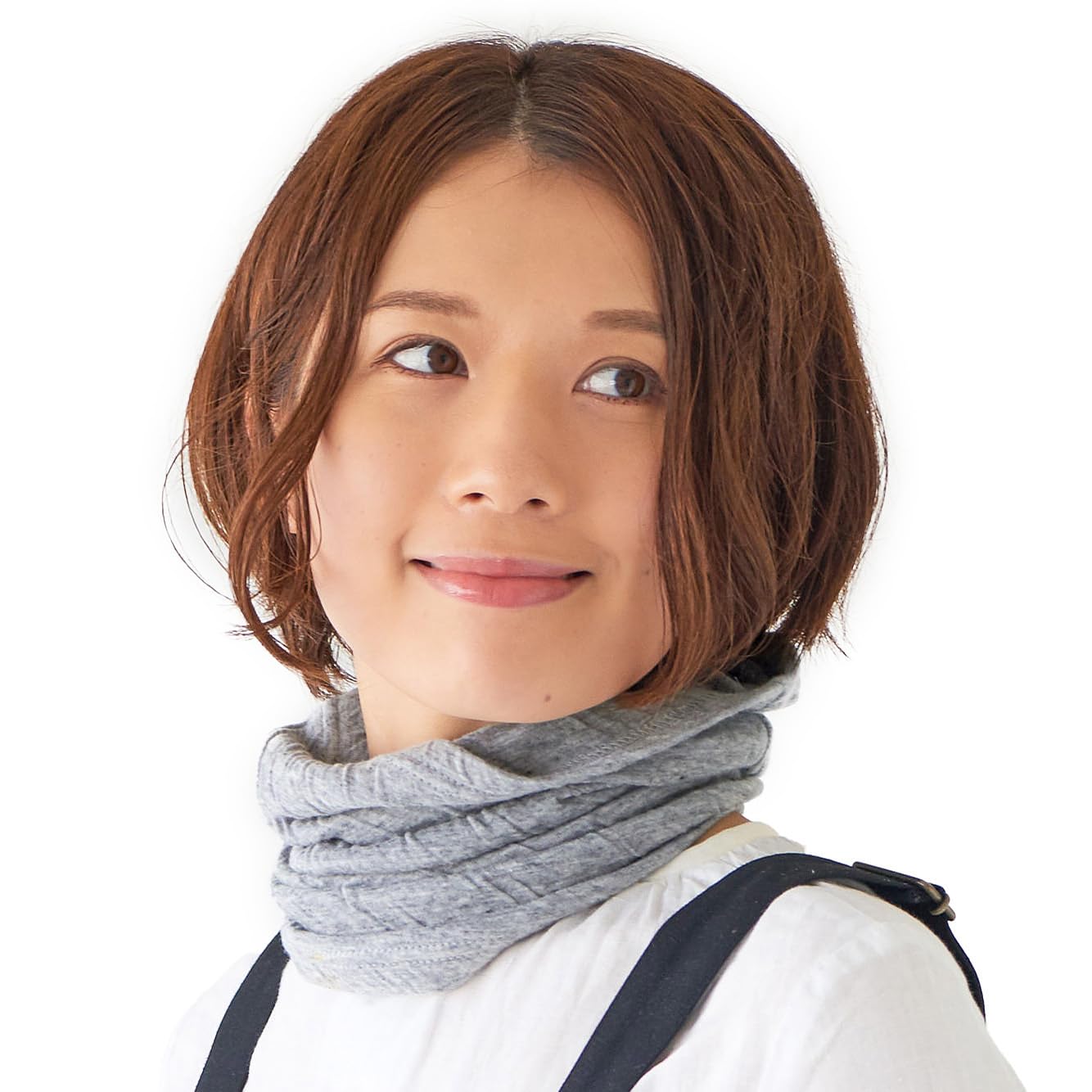 CHARM Neck Warmer for Women and Men - Warm Organic Cotton Headbands Made in Japan Ear Beanie Head Band