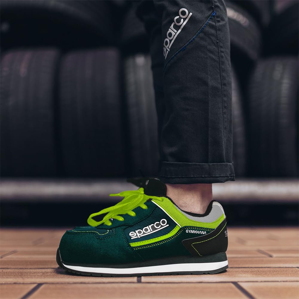 Sparco - Gymkhana - ESD S1PS SR FO HRO - Leichter Sicherheitsschuh - Metallfrei - Hitzebeständige rutschfeste Sohle (HRO) - Sicherheitsschuhe Sneakers Style
