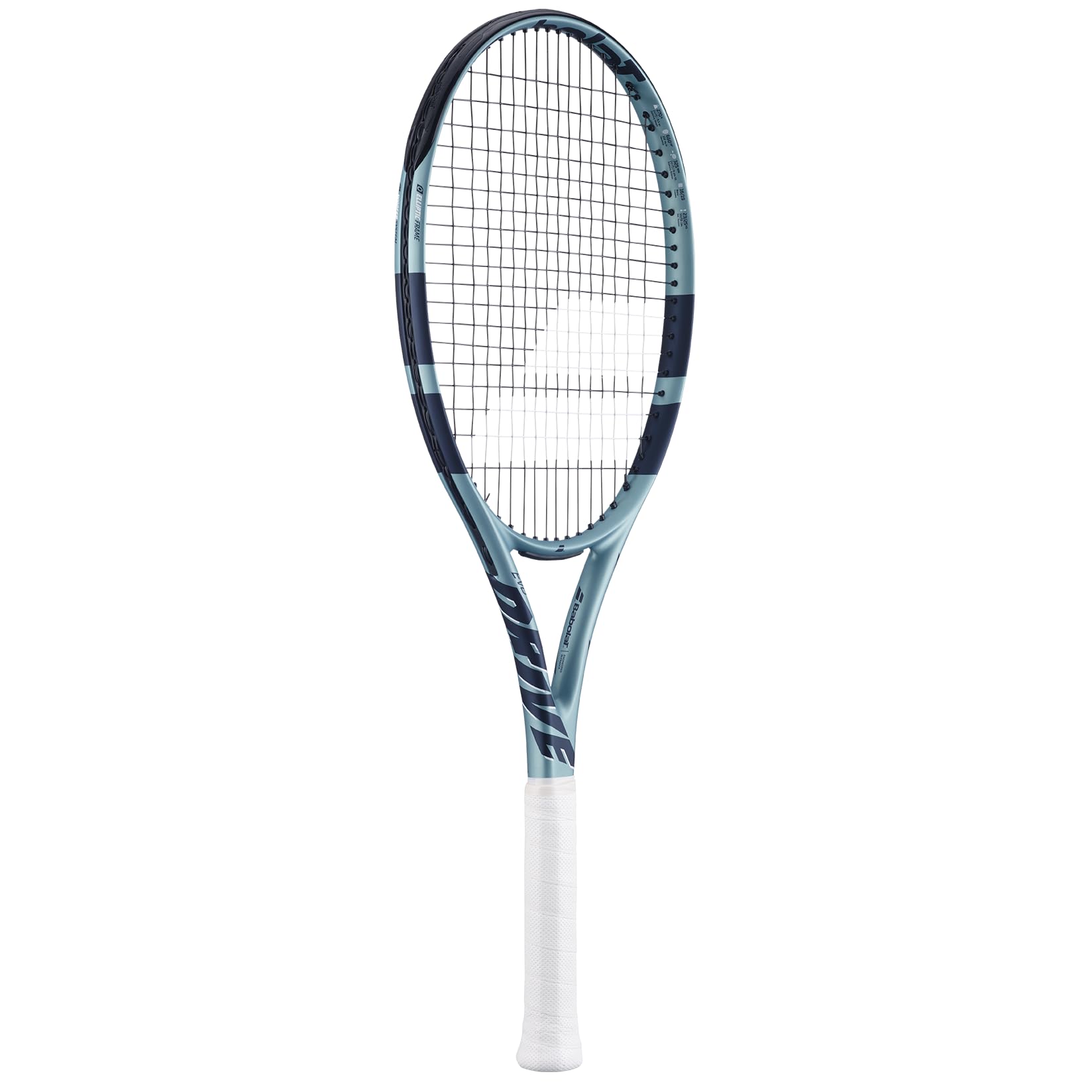 Babolat, Raquette de Tennis modèle Evo Drive, Taille Grip 1, Couleur Bleu, Cadre en Graphite, Plan de Cordage 16x19 16x19, pour Joueurs Intermédiaires à Confirmés, Développez Puissance et Contrôle