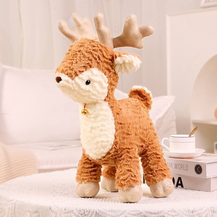 クリスマス　トナカイ　ぬいぐるみ　キディランド Amazon.co.jp: クリスマスのトナカイのぬいぐるみ電気