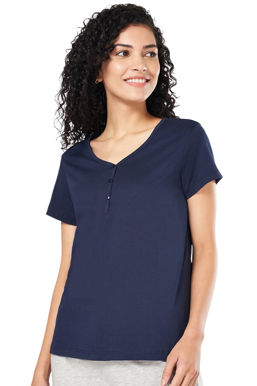 dreamz by pantaloons Women's Solid Comfort Fit Top-picture-49