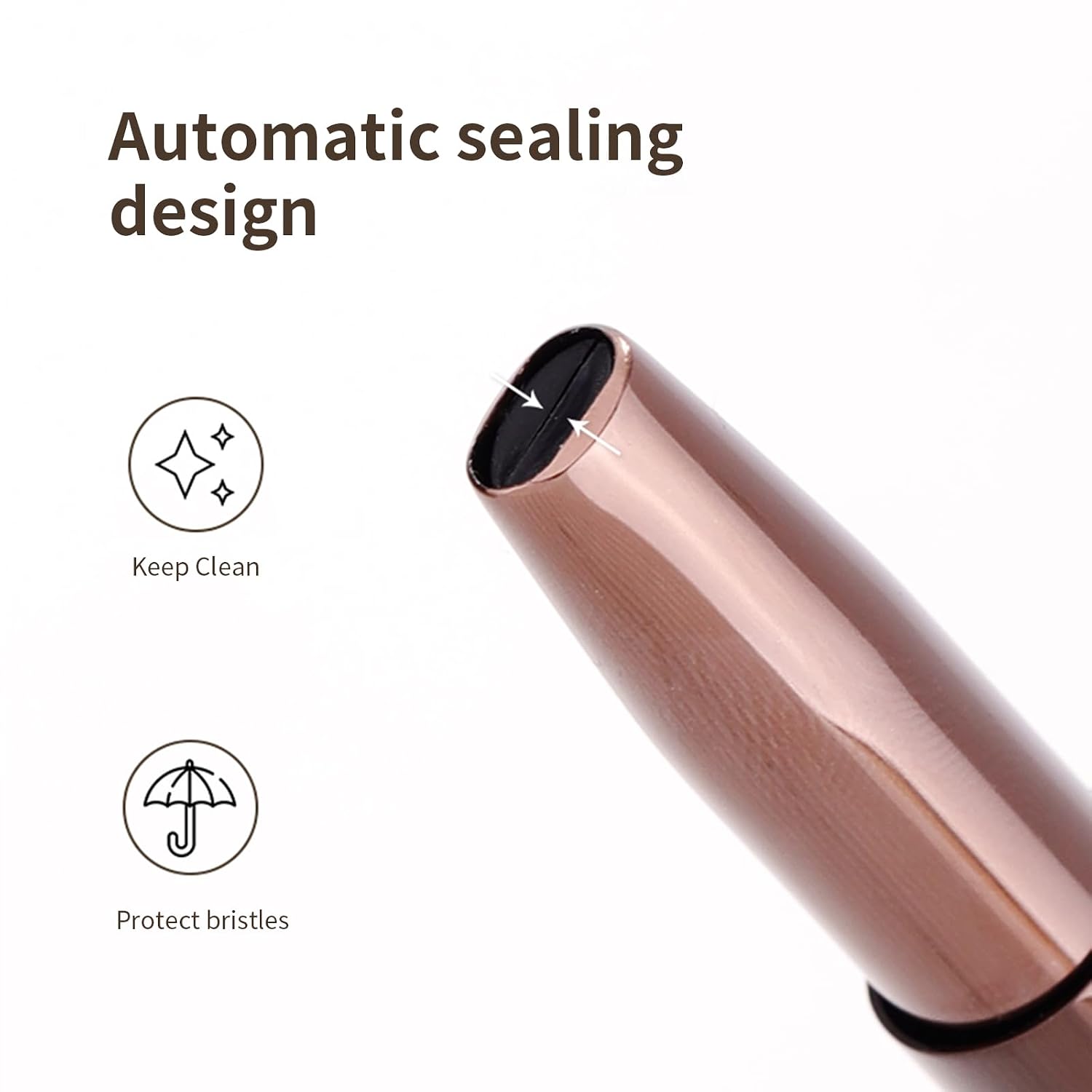 MSQ Duo Eyebrow Brush 2 In 1 Angled Eye Brow Brush and Spoolie Brushes Eyelash Brushes Synthetic Hiar Eyebrow Comb Scalable Design with Cover for Travel