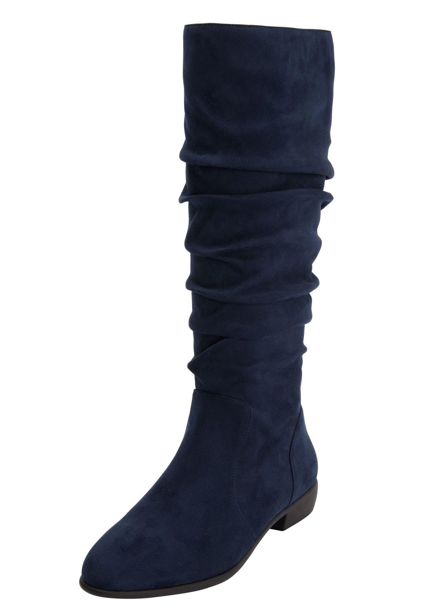 Comfortview Womens Wide Width The Shelly Wide Calf Boot