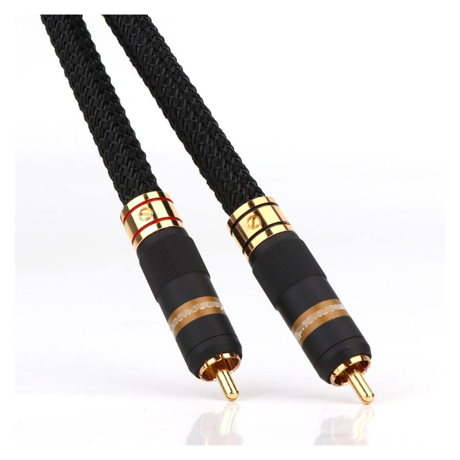 Cable de señal de audio HiFi macho a macho Cable de interconexión de micrófono Cable de interconexión digital(3 Meters)