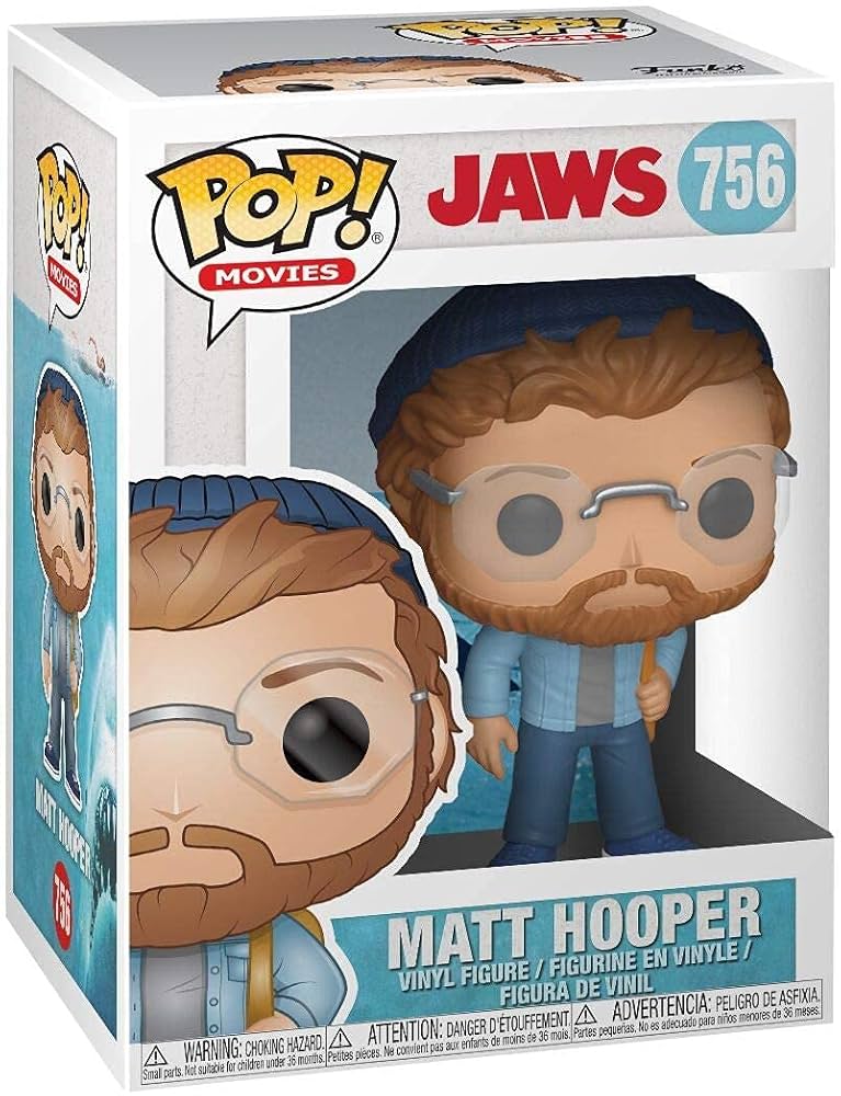 Funko POP! クイント マット•フーパー JAWS ファンコポップ Funko POP! Movies Jaws: Matt Hooper, Vinyl Figure - Walmart.com