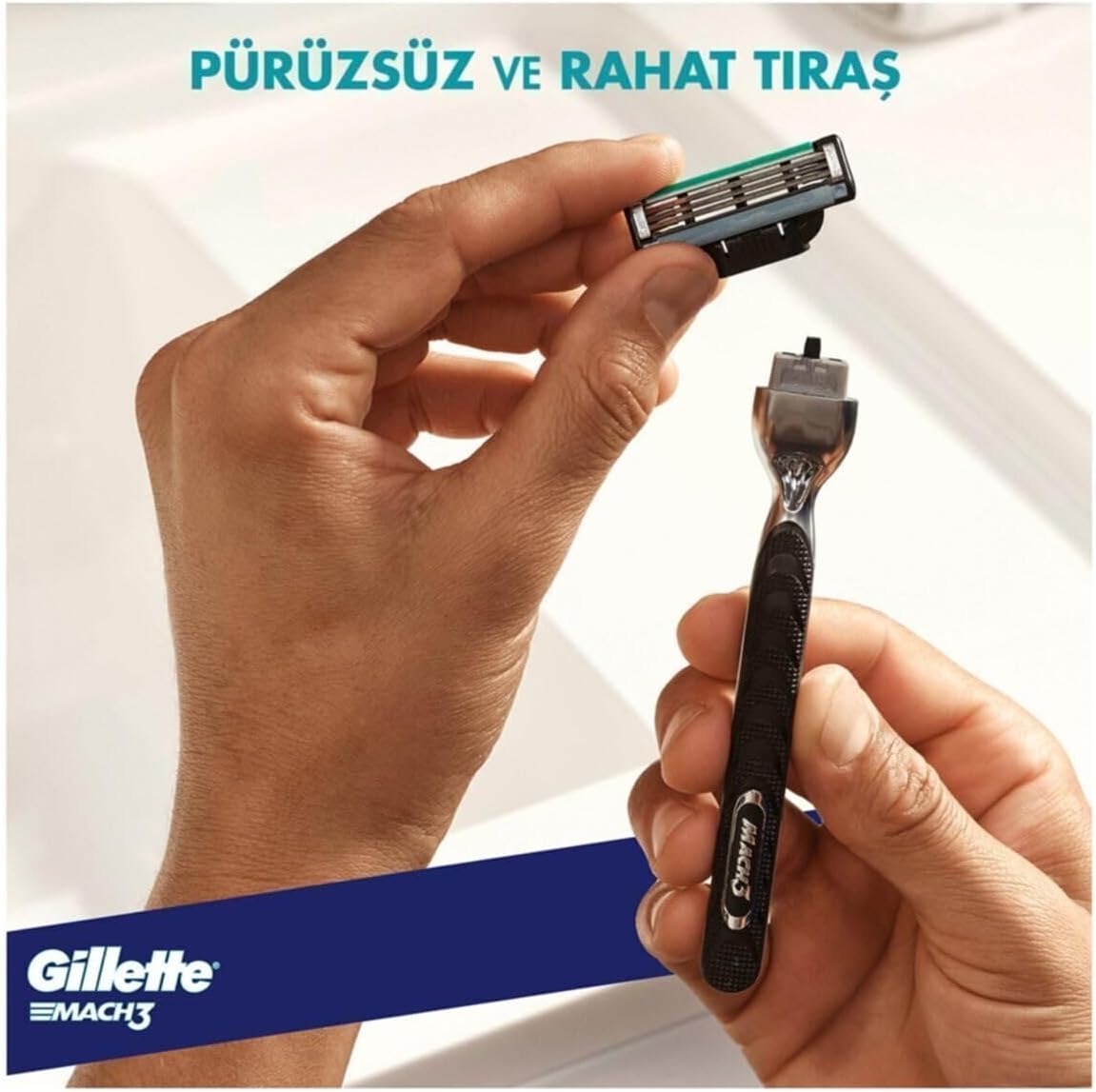 Gillette Mach3 Yedek Erkek Tıraş Bıçağı 2'li