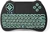 Mini Wireless Keyboard, 2.4G Wireless Spanish 3 Colors Backlit Mini Keyboard, Touchpad, Air Mouse, Compatible with PC, Smartphone, Smart TVBOX and Phone