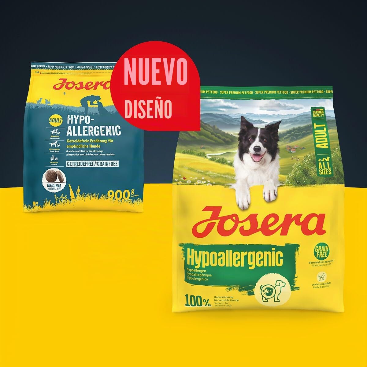 JOSERA Hipoalergénico (1 x 12,5 kg) | Adulto | Alimento seco Premium para Perros Adultos con intolerancias | Insectos como única Fuente de proteína Animal | sin Cereales | Altamente digestible