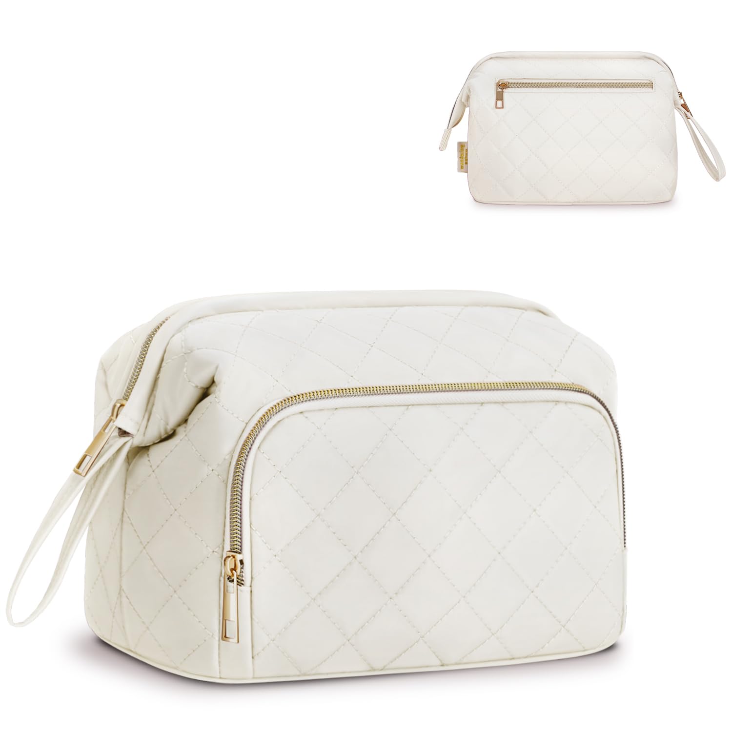 Kingmate Kosmetiktasche Damen - Riesen Stauraum Für Alle Beauty-Sachen