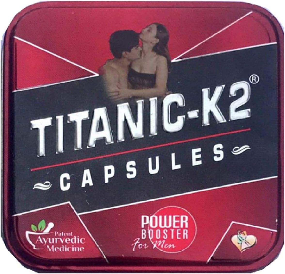 Ayurveda Cure All New Titanic K2 Capsule - Box of 6 Capsules