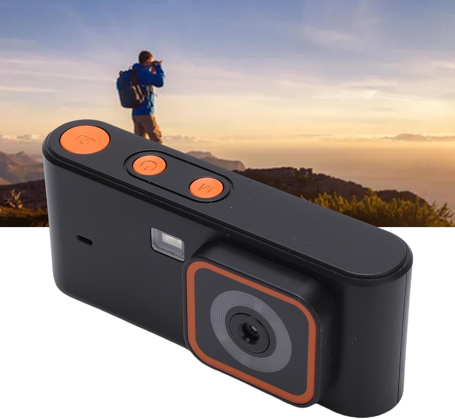 VBESTLIFE デジタルカメラ、12MP 1080pカラースクリーンに1.47のビンテージビデオカメラ、600mAhバッテリー、