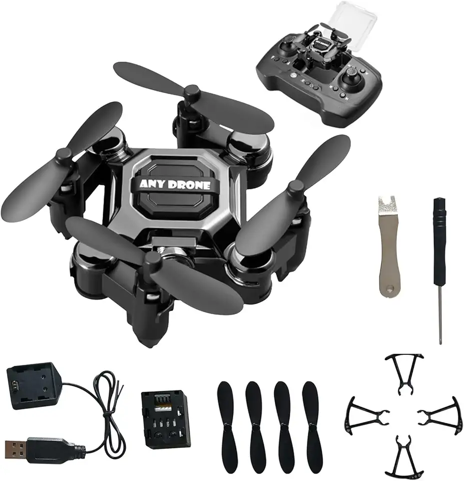 Drone Black Plus Câmera 4K 2.4G Wifi Fpv Drone para iniciantes Drone flip para crianças com decolagem e pouso Altitude Hold App Co