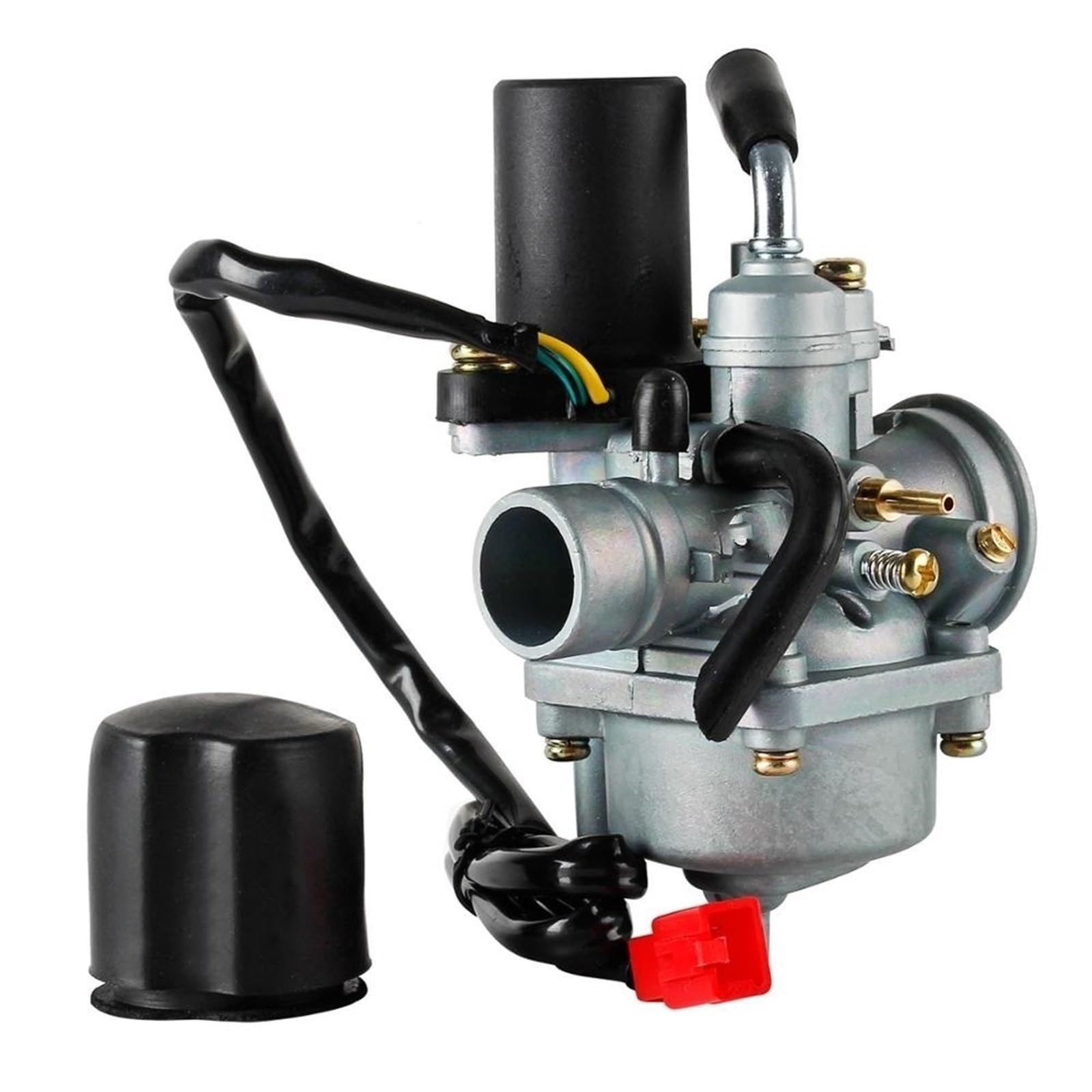 Genérico Carburador Carburador de Motocicleta de Arranque en frío, 50cc, para Piaggio SFERA 50 JOG50 Quartz 25 Zip TPH, Incluido E-Choke, 17,5mm