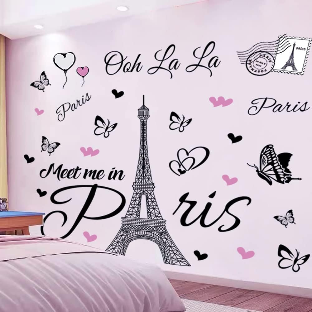 Paris Tower Wall Decal Paris Eiffel Tower Wall Sticker