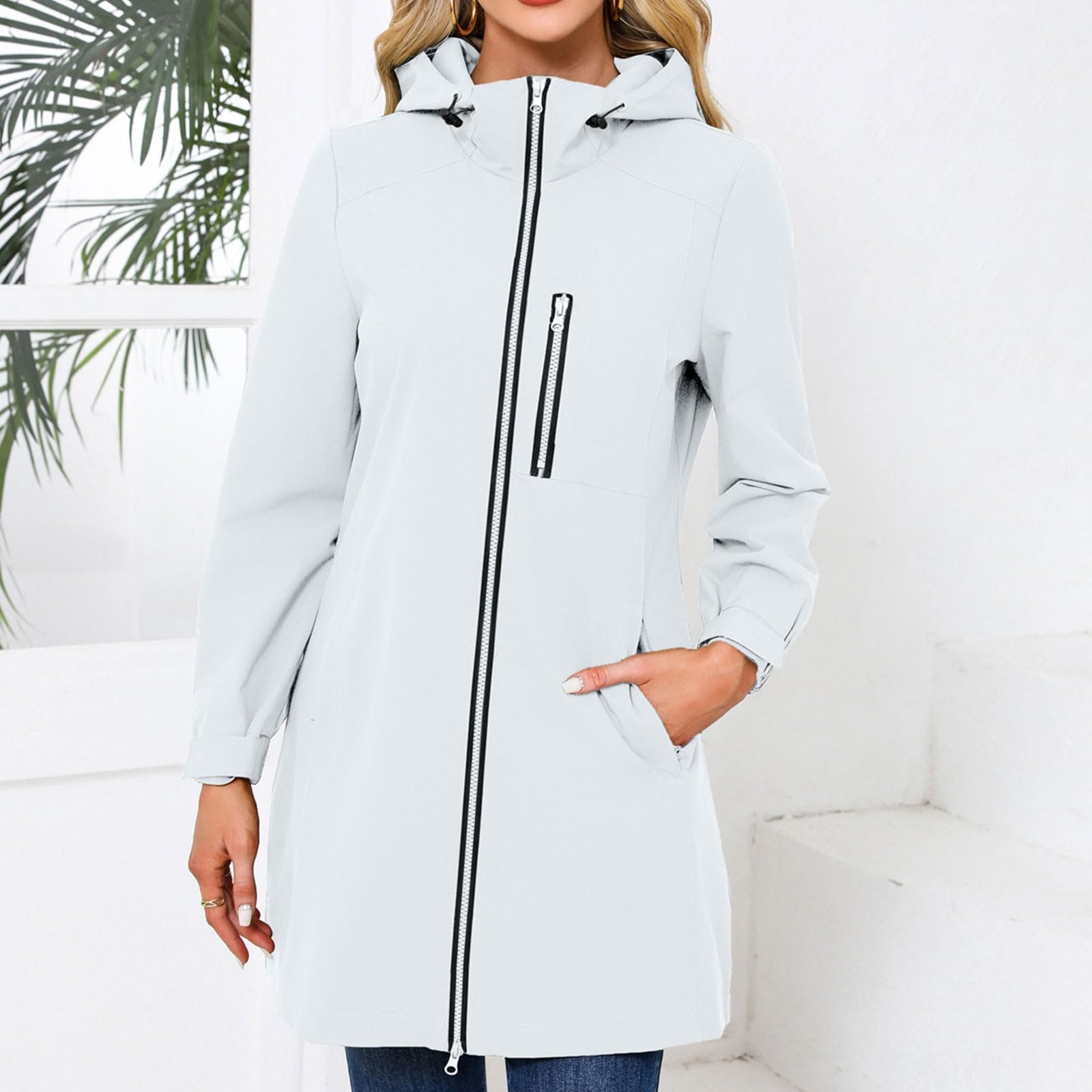 Giacca Da Donna Per La Transizione, Softshell, A, Esterno, Cappotto Primaverile E Autunnale Cerata Calcio Antivento Antipioggia Corsa Giubbotto Canadian Ciclismo Impermeabile Nero Moto