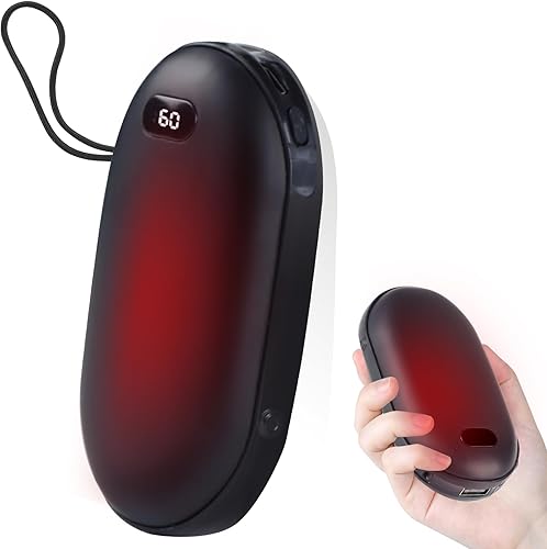 Mano caliente energía móvil eléctrica carga caliente portátil mano caliente carga doble calefacción 10000mAh 3 engranajes calefacción golf camping