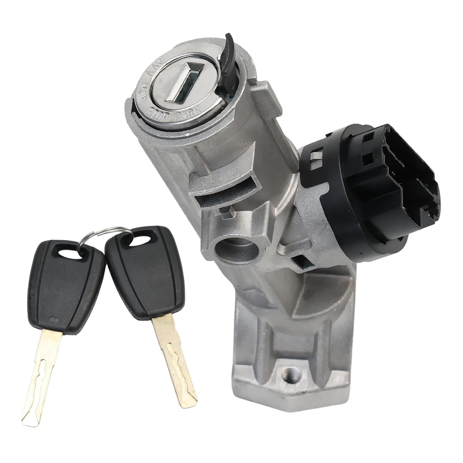 Ignition Switch Lock Cylinder Housing for Ram Promaster 1500 2500 3500 2014 2015 2016-2021 8XL669WERA, with 2 Keys