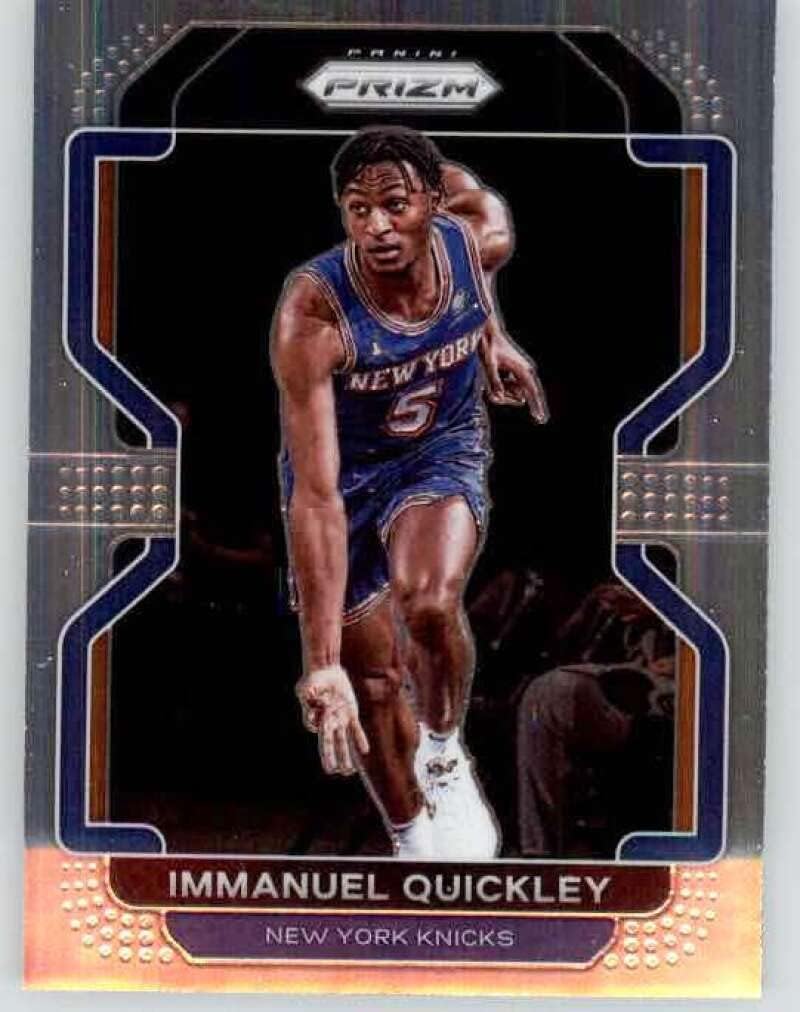 Amazon.com: 2021-22 PANINI PRIZM #129 IMMANUEL QUICKLEY NEW YORK KNICKS ...