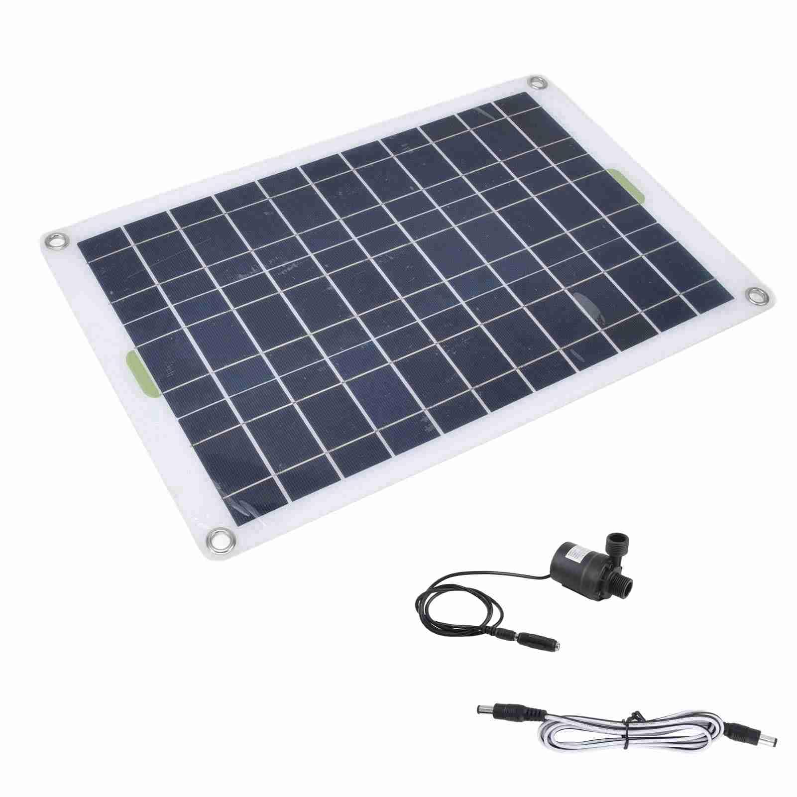 Tbest Kit de Bomba de Agua Solar para Jardín, 800L/h