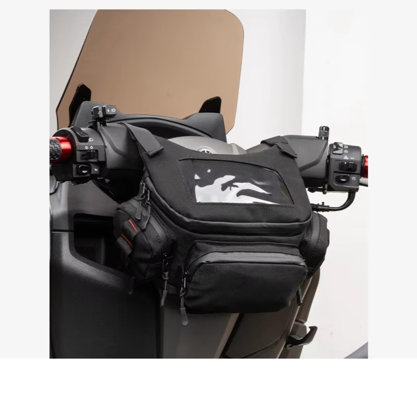 Compatibile Con SYM Per TL500 Per Z300 Borsa Moto Anteriore Schermo Impermeabile Manubrio Immagazzinaggio Stoccaggio Sacche Moto