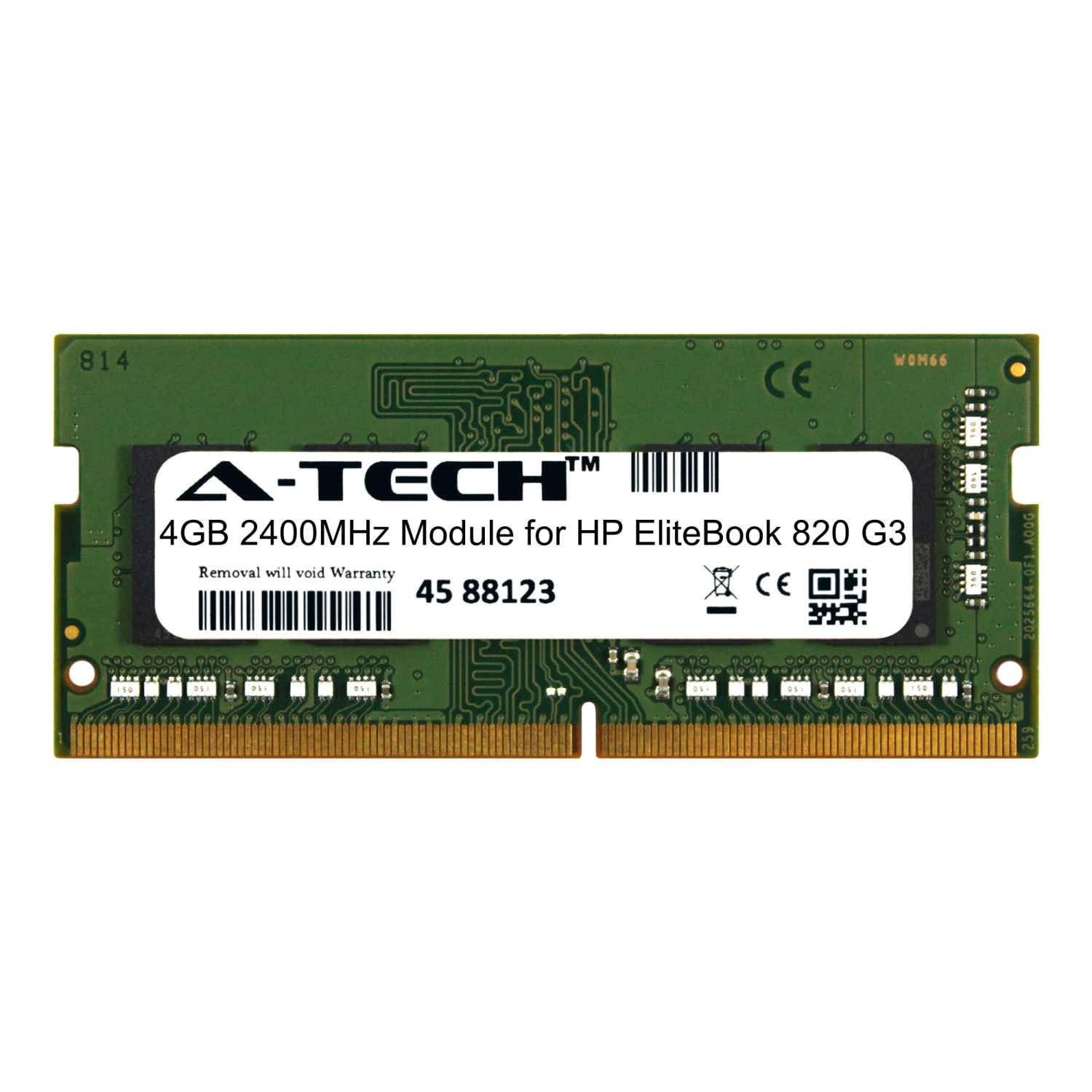 Amazon | A-Tech 4GB モジュール HP EliteBook 820 G3 ノートパソコン