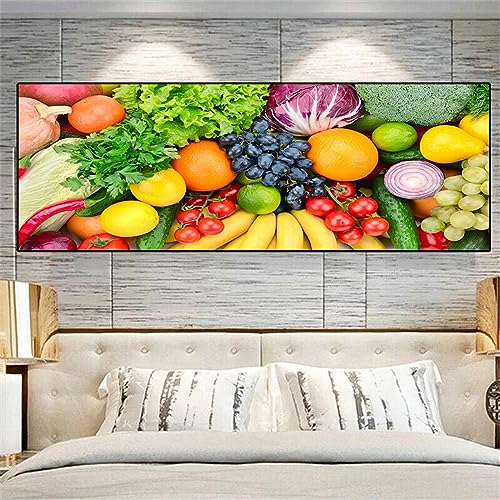 Toile art alimentaire fruits et légumes pour illuminer votre salon et votre cuisine moderne