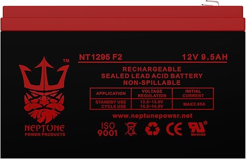 Miniatura 4 de Batería de actualización comercial de marca para Wildgame Innovations tm. 12 voltios 9.5ah eDRENALINE batería recargable estilo pestaña, 15% más