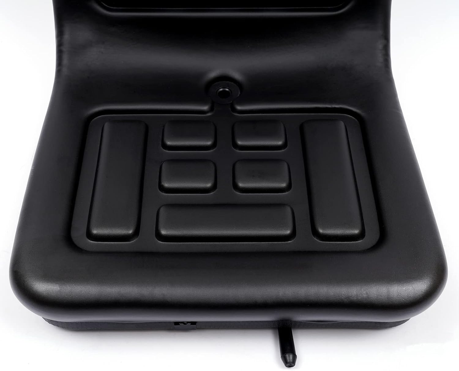 Waterproof Tractor Seat with Drainage Holes and Adjustable Design - Universal Replacement Seat for Riding Lawn Mower, Forklift, Go Kart (14.17x13.78x11.81 in)