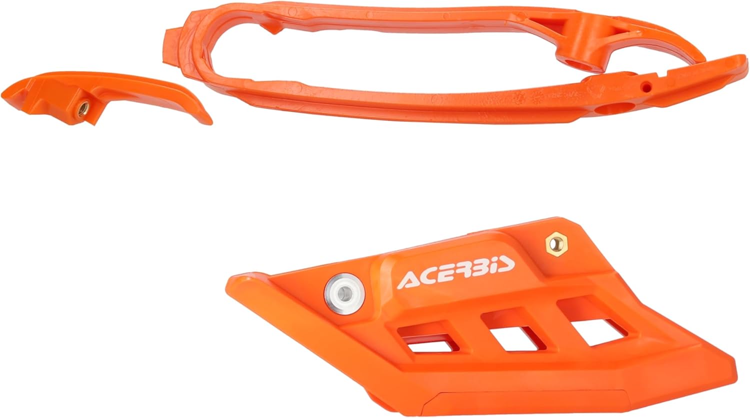 Acerbis 2984795226 Chain Guide and Slider Kit - Orange